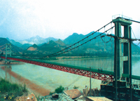 兰州悬索管桥规划设计